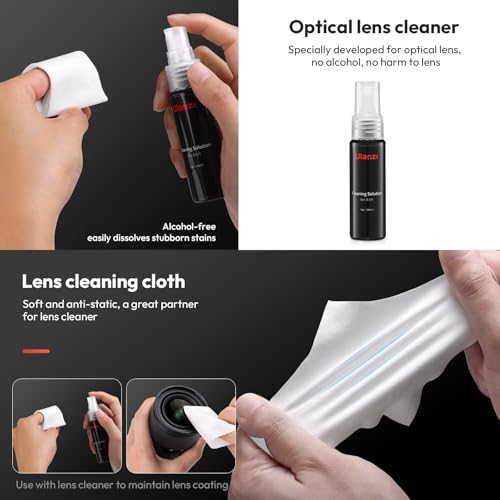 ULANZI Camera Cleaning Kit 10-in-1 Lens Cleaner Professional DSLR Clean Accessories Canon