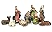 BANBERRY DESIGNS Nativity Figurine Set - 9 Piece Nativity Figurines Size 1