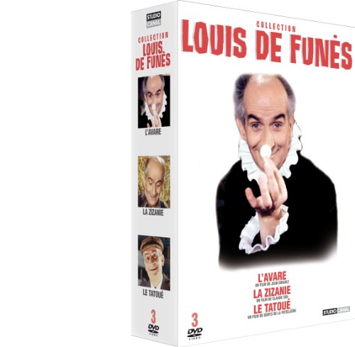 Coffret Louis De Funès - L'avare + La Zizanie + Le Tatoué - Pack