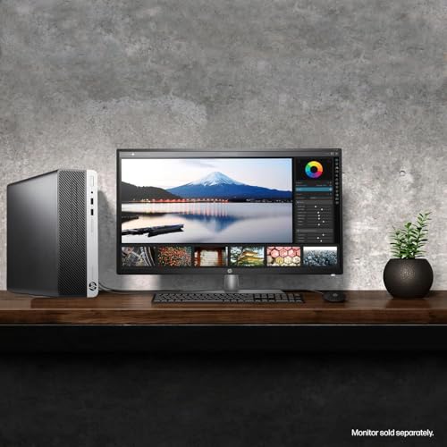 HP ProDesk 400 G5 SFF Computadora de sobremesa, Intel Quad-Core i3-8100 3,60 GHz Business Desktop Computer, Teclado y Mouse, 8G DDR4, 256 SSD, WiFi, BT, DP, Windows 11 Pro 64 (reacondicionado)
