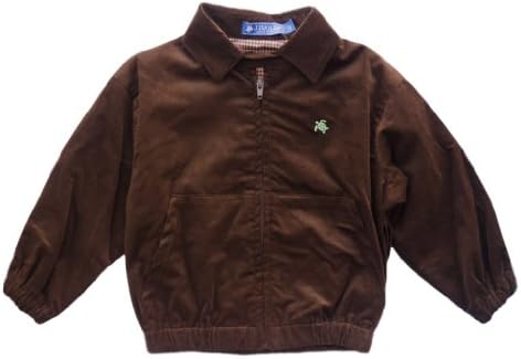 J. Bailey Boy's Chocolate Corduroy Bomber Jacket 4T
