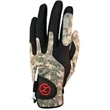 Zero Friction Mens Universal Fit Camo Glove, Khaki