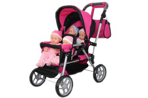 Valco Baby Just Like Mum Mini Marathon Twin Doll Stroller ...