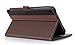 ProCase Leather Folio Case with Stand for NVIDIA Shield Tablet K1 2015 / Shield 2014 (Brown/Black)