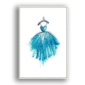 Framed Canvas Wall Art Abstract for Living Room, Bedroom Color Block Canvas Prints for Modern Home Decoration Ready to Hang - 16"x24" inches