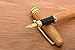 Fountain Pen With Case | Calligraphy Fountain Pen | Natural Handcrafted Fountain Pen With Bonus Wood Case & Ink Refill Converter (Bamboo - Gold NIB - Matching Woodcase)