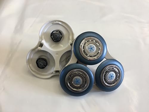 Complete replacement shaving head for Philips Norel*o Series 7000 shaving heads, model SH70.Metal scroll buckle and enhanced double-layer precision blades