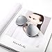 VIVIENFANG Technologic Crossbar Flat Lens Aviator Sunglasses Mirrored Lens Cateye Shades 86472