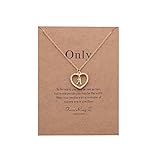 ForeveRing Z Letter Pendant Necklace A-Z Initial Necklace Message Card Necklace Woman Jewelry
