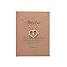 ForeveRing Z Letter Pendant Necklace A-Z Initial Necklace Message Card Necklace Woman Jewelry