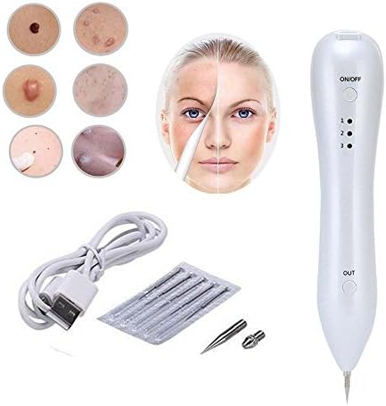 Mole Removal Pen USB Charging Mole Removal Kit Portable Professional Tattoo Spot Freckle Fleshy Nevus Pigment Removal Pen