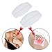 Ewinever(R) 5 Pairs Silicone Bra Strap Cushions Holder Non-Slip Comfort Shoulder Pads(2 Black,2 transparent,1 Beige)