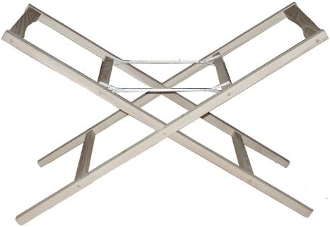 Folding Moses Basket Stand - Natural