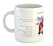 Ambesonne Science Mug, Structure of the Heart Human Body Anatomy Organ Veins Cardiology, Ceramic Coffee Mug Cup for Water Tea Drinks, 11 oz, Coral Red