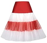 Paul Jones®Dress Christmas Holiday 50s Petticoat Skirts Tutu Crinoline For Women
