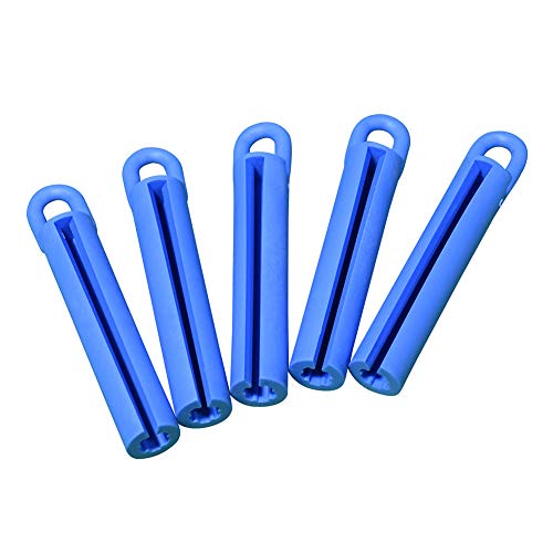 Cuppa billiards Cue Stick Accessories Billiard Pool Cue Stick Rubber Hanger 5 Pcs - Blue