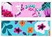 CollarDirect Cat Collar with Removable Bell Floral Pattern 2 Pack Set Flower Adjustable Safety Breakaway Collars for Cats Kitten