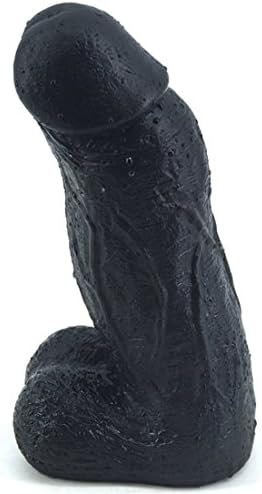 Dolover 10.8" *3.15"Huge realistic massager wand toy soft flexible and skinw,with Suction Cup (Black)