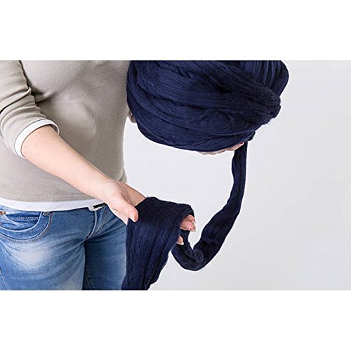 MLMGUO Giant Merino Wool Yarn Chunky Arm Knitting Super Soft Wool Yarn
