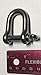 US STAINLESS 4 Pieces Stainless Steel 316 Forged D Shackle Marine Grade 5/16