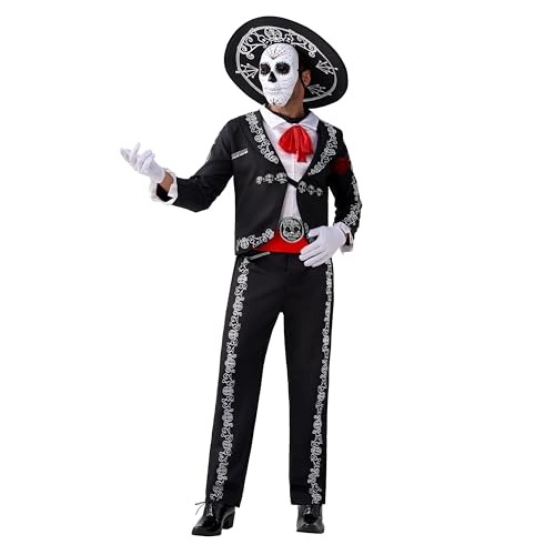 Day of The Dead Mariachi Costume For Men