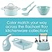 Rachael Ray Accessories Kitchen Pantryware Multi Purpose/Salad Serveware/Melamine Garbage Bowl, Agave Blue,1 gallon