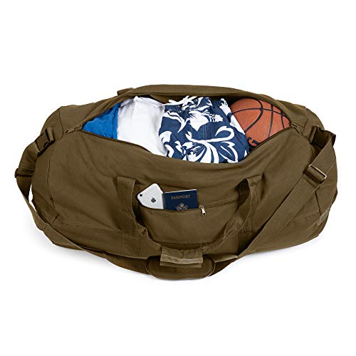Extra Large Duffle Bag Military Green 46"x20" 236.8L Canvas Army