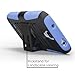 i-Blason Prime Series for Samsung Galaxy S4 Active i9295 Water Resistant Dual Layer Holster Case with Kickstand and Locking Belt Swivel Clip Rotates 180 Degrees (Blue)