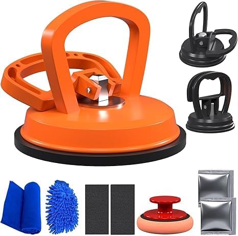 Photo 1 of 10-in-1 Dent Puller Car Dent Puller Tool Kit for Vehicle Repair, Glass, Screens, Tile & Object Lifting