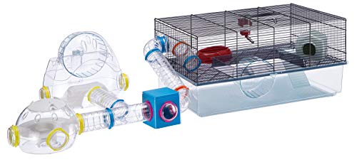 ferplast black hamster cage