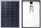 Texas Solar 100 Watt Polycrystalline 100W 12V Poly Solar Panel Module RV Marine Boat Yacht Off GridWaterproof Hail-Proof
