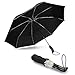 Tasbel Travel Umbrella Automatic Compact Umbrella with Durable Construction Lightweight Umbrella Windproof and Portable with Black Handle
