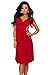 Sleeveless V Neck Rhinestone Sheer Layer Bridesmaid Party Cocktail Short Dress