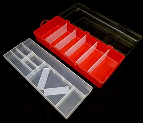 3つのダブルスーツケース 多機能調節可能な釣りボックス プラスチッククラフトプラグインツールボックス ポータブルdiy収納ボックスの組み合わせ 16の固定区画を取り組みます B087pd273f 新作製品 世界最高品質人気 ベビー マタニティ 正規品送料無料 100 品質