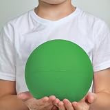 First Play Standard Foam Ball Green 20 cm Made in UK Safe Kids Indoor Fun view 2