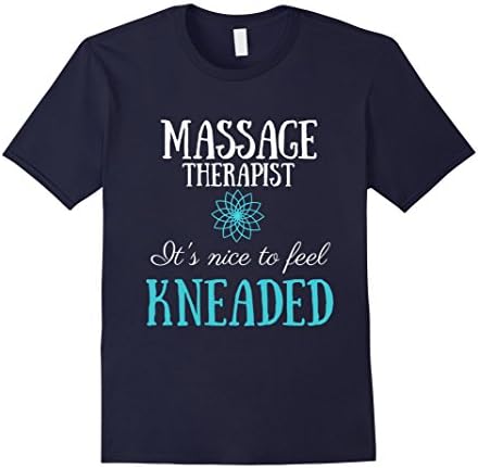 Men's Massage Therapist TShirt - It's Nice To Feel Kneaded Tee 3XL Navy