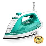 ArtMuseKit Light 'N Easy Compact Steam Iron, Turquoise, IR1010