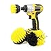 Drill Brush Attachment Kit Turbo Spin Power Scrubber Stiff Medium Soft Nylon Bristle Pool Tile Floor Brick Ceramic Marble Patio Furniture Car Motorcycle Wheel Pool Tile Floor 3 Replaceable Brush Heads