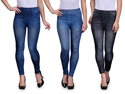 Oleva Women's Slim Fit Jegging (Pack of 