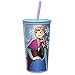 Zak Designs 10.5 oz Frozen Girl Insulated Tumbler With Lid, Straw And Embossed Artwork - Makes Character Pop Out, Insulation Prevents Condensation, And Fits In Most Cup Holders, Frozen Girl