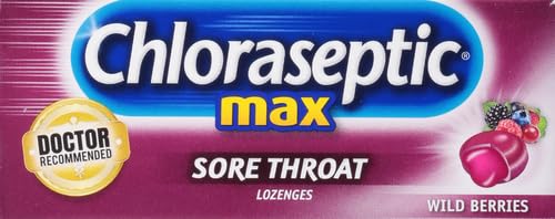 CHLORASEPTIC SORE THROAT LOZENGES, MAX STRENGTH WILD BERRIES, 15 CT (PACK OF 1)