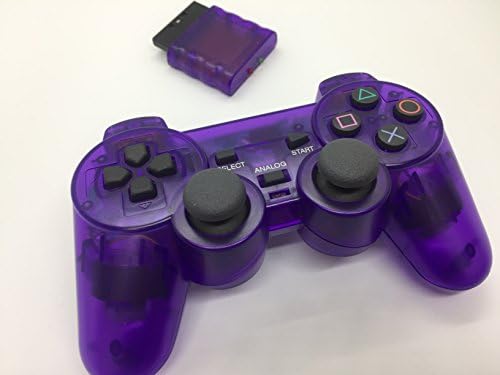 komekuma 2.4g Wireless Game Pad Joysticks Gaming Controller Joypad Gamepad Console for Sony Playstation 2 Dual Shock Dual Includes