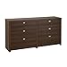 Series 9 Designer - 6 Drawer Dresser Espresso