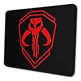 Star Wars Large Mandalorian Black Red backgorund