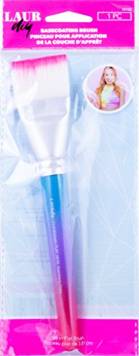 LaurDIYTool-1.5" Flat Basecoating Brush, Pink