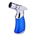 TianBao Butane Torch Lighter Windproof for Cigar No Gas 4 Flames Kitchen Camping Barbecue Household and Outdoors (Blue)