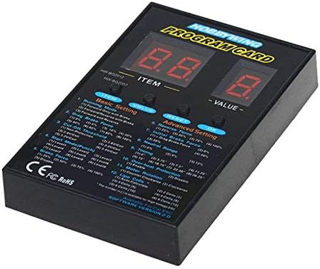Absir Hobbywing RC Car Program Card LED Program Box 2C 86020010 Programm Card For XERUN and EZRUN Series Car Brushless ESC
