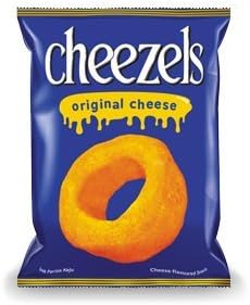 Cheezels Original Cheese Flavored Snack 2.11 oz (60 g.) x 3 bags by Cheezels