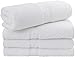 Utopia Towels 30-Inch-by-56-Inch Cotton Bath Towels, 4-Pack, White