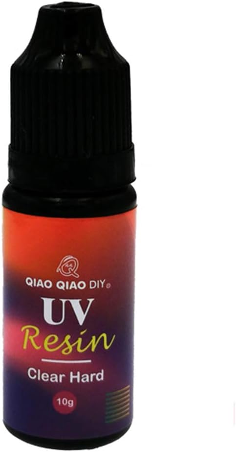 UV Resin Ultraviolet Curing Resin Solar Cure Resin Sunlight Activated Hard 25/60/100/200g (10g Red)